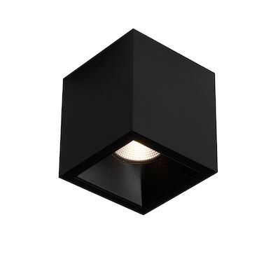 Spot BWS Daniel Aluminium 745Lm 9,2W Zwart Met Zwarte Anti-Glare Ring