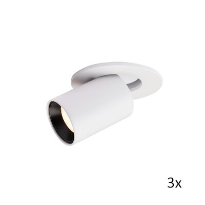 Spot BWS Henry Aluminium 174Lm 2,1W Wit (3 spots)