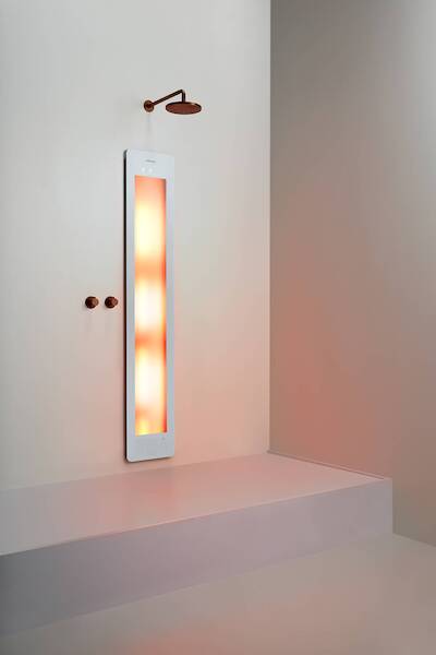 Sunshower One L inbouw met infrarood white