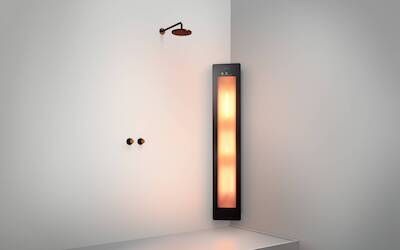 Sunshower One L opbouw hoek met infrarood black