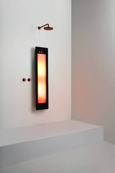 Sunshower One M opbouw vlak met infrarood black