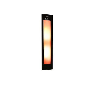 Sunshower One M Round Infrarood 140×33 cm Inbouw – Opbouw vlak of hoek Black