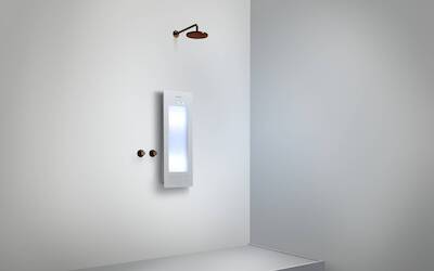 Sunshower Plus S opbouw vlak met infrarood en UV-licht white