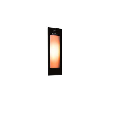 Sunshower Plus S Round Infrarood en UV-licht 95×33 cm Inbouw – Opbouw vlak of hoek Black