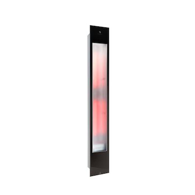 Sunshower Pure Solo Black Infrarood Opbouwapparaat 20x124x18 cm Aluminium Zwart