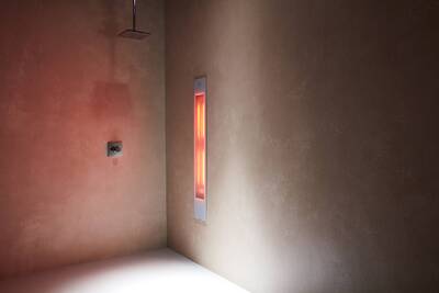 Sunshower Pure XL inbouw met infrarood white
