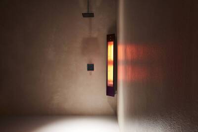 Sunshower Solo opbouw hoek met infrarood black