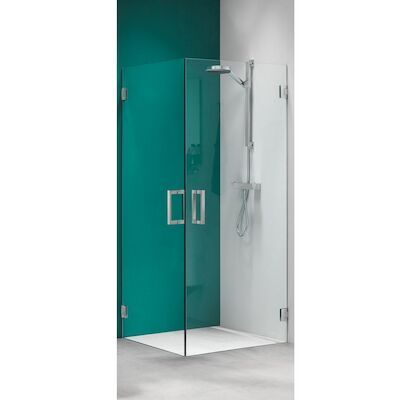 Swingdeur Sealskin 'I AM' 100×200 cm RVS Helder + Antikalk