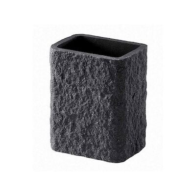 Tandenborstelhouder Sapho Aries Vrijstaand 11.8×9.4×6.6 cm Polyresin Antraciet