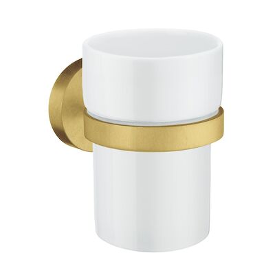 Tandenborstelhouder Smedbo Home 7.5×9.8 cm Mat Messing