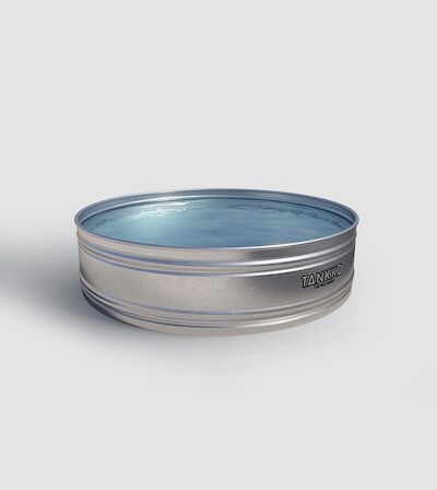 Tankkd IJsbad | Black Label Round | 213cm | Aluminium