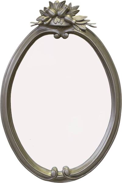 Teak & Living Fontein Barok Spiegel 60×40 cm Zilver
