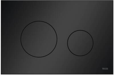 TECE Loop bedieningspaneel mat zwart voor TECE Profil