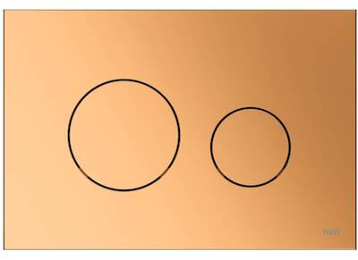 TECE Loop bedieningspaneel messing metallic voor TECE Profil
