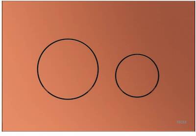 TECE Loop bedieningspaneel roodbrons metallic voor TECE Profil