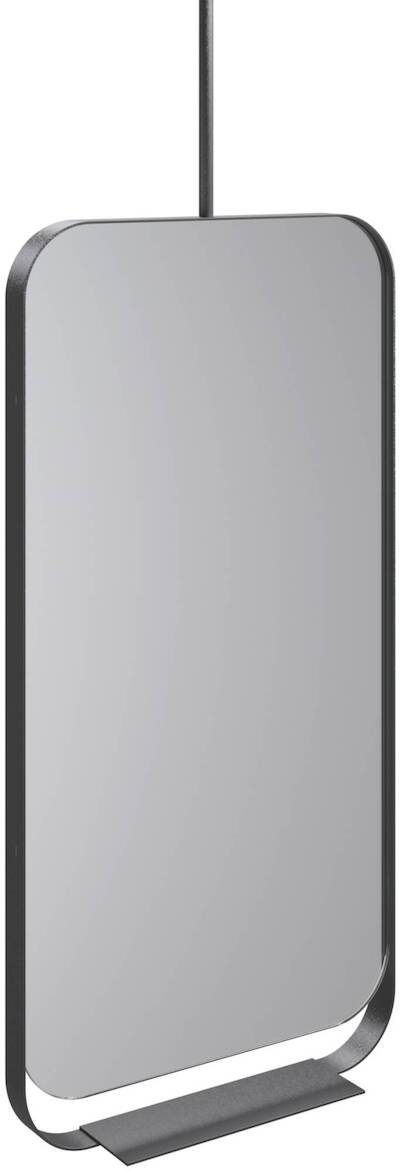 Thebalux Contour Spiegel met planchet 50×15,2×100 cm Zwart