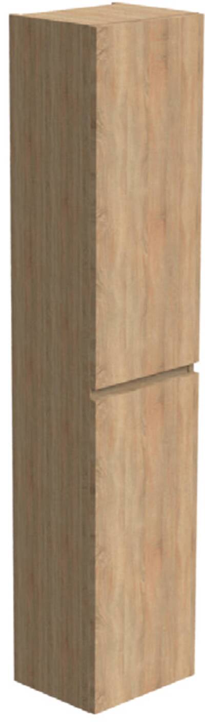 Thebalux Nuance Hoge Kast Links 35x35x165 cm Natural Oak