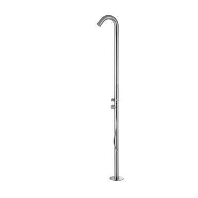 Thermostatische Buitendouche BWS Tube Met Handdouche Inclusief Inbouwdeel RVS 316S