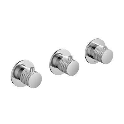 Thermostatische Douchekraan Hotbath Cobber X Inbouw Met 2 Stopkranen Chroom