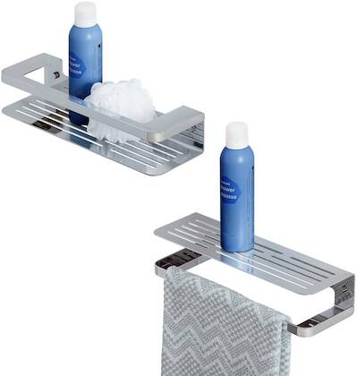 Tiger Caddy doucherek/handdoekrek 35×10,6x7cm chroom
