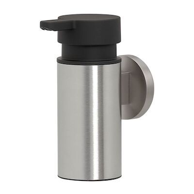 Tiger Noon Zeepdispenser Klein Wandmodel RVS Geborsteld 12×9.5×5 cm