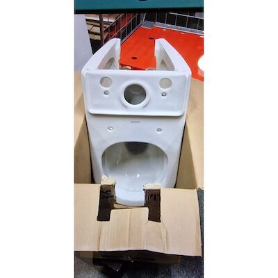 Toilet Duravit D-Neo Staand Voor Reservoir Rimless Diepspoel 65 cm Hoogglans Wit