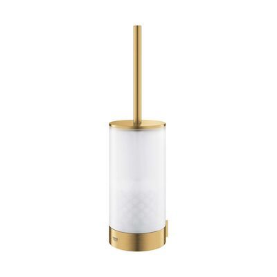Toiletborstel Grohe Selection Glas met Wandhouder Cool Sunrise Geborsteld