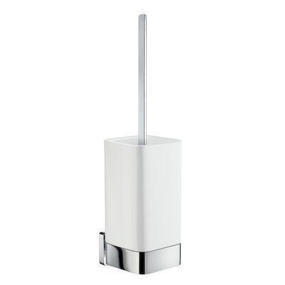 Toiletborstel Smedbo Ice met Houder Mat Glas 7.8×10.3×37 cm Chroom