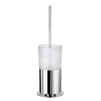 Toiletborstel Smedbo Outline met Houder Mat Glas 11×11 cm Chroom