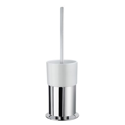 Toiletborstel Smedbo Outline met Houder Mat Glas 9,8×9,8 cm Chroom