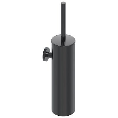 Toiletborstelgarnituur IVY Wandmodel Zwart Chroom PVD