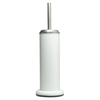 Toiletborstelhouder Acero 12 x 40,5 cm roestvrij staal wit