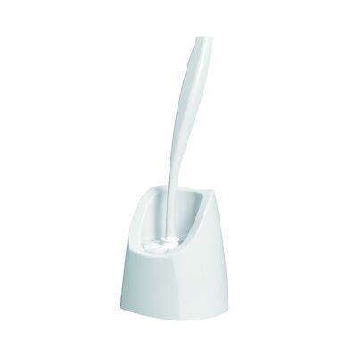 Toiletborstelhouder Allibert Happy Hangend 37×15,5×12,5 cm Glanzend Wit