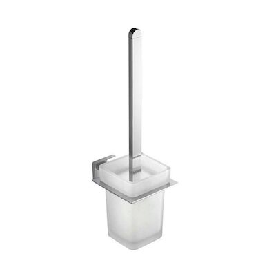 Toiletborstelhouder Sapho Apollo Hangend 10.7×38.5 cm Chroom / Melkglas