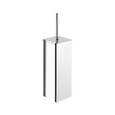 Toiletborstelhouder Sapho Colorado Vrijstaand Vierkant 36×8.8 cm Gepolijst RVS