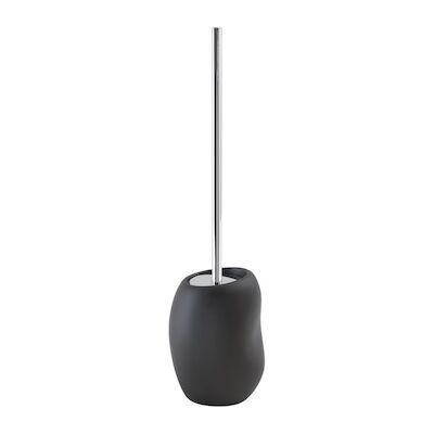 Toiletborstelhouder Sapho Iside Vrijstaand 12×45.8×11.6 cm Polyresin Mat Zwart
