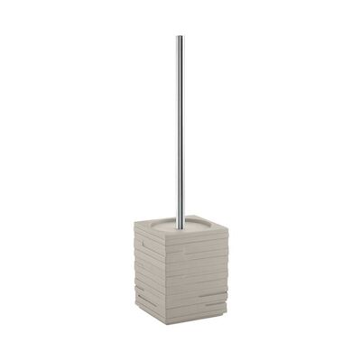 Toiletborstelhouder Sapho Quadrotto Vrijstaand 38×9.5 cm Polyresin Beige