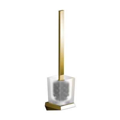 Toiletborstelhouder Sapho Soul Hangend Vierkant 8.8×41.5×8.6 cm Goud