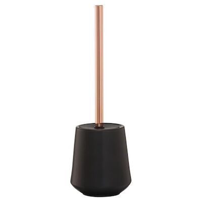 Toiletborstelhouder Sealskin Conical 39,5×11,6 mm Porselein Zwart