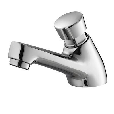 Toiletkraan Best Design Delay Staand Zelf sluitend Chroom