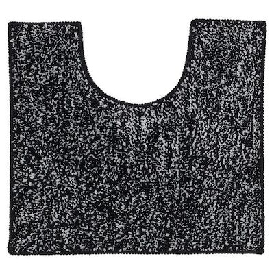 Toiletmat Sealskin Speckles Polyester 50×45 cm Zwart