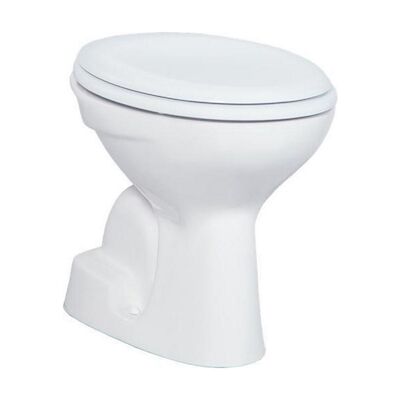 Toiletpot Staand BWS Caro Onder Aansluiting Wit