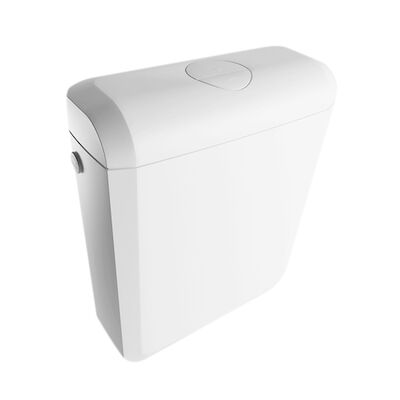 Toiletreservoir Wiesbaden Uniflush Universeel 2 in 1 Kunststof Wit