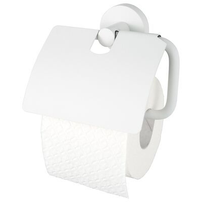 Toiletrolhouder Haceka Kosmos met Klep Mat Wit