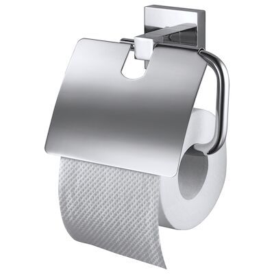 Toiletrolhouder Haceka Mezzo met Klep Chroom