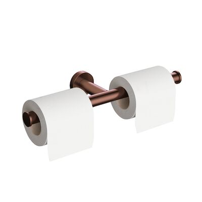 Toiletrolhouder Hotbath Cobber Geborsteld Koper PVD