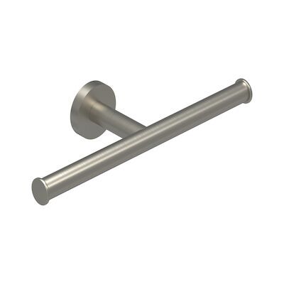 Toiletrolhouder IVY Dubbel Geborsteld Nickel PVD