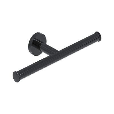 Toiletrolhouder IVY Dubbel Zwart Chroom PVD
