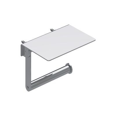 Toiletrolhouder IVY Met Planchet Chroom