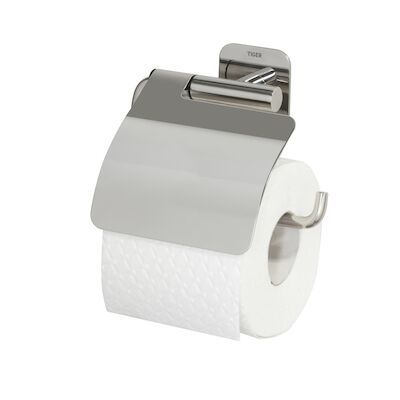 Toiletrolhouder met Klep Tiger Colar Gepolijst RVS